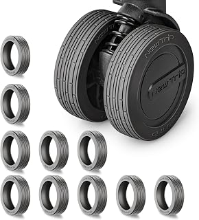 New Trip Set of 10 Caster Covers, Suitcase, Tire Covers, Carrying Case, Wheel Covers, Drop Prevention, Wheel Protection, Noise Reduction