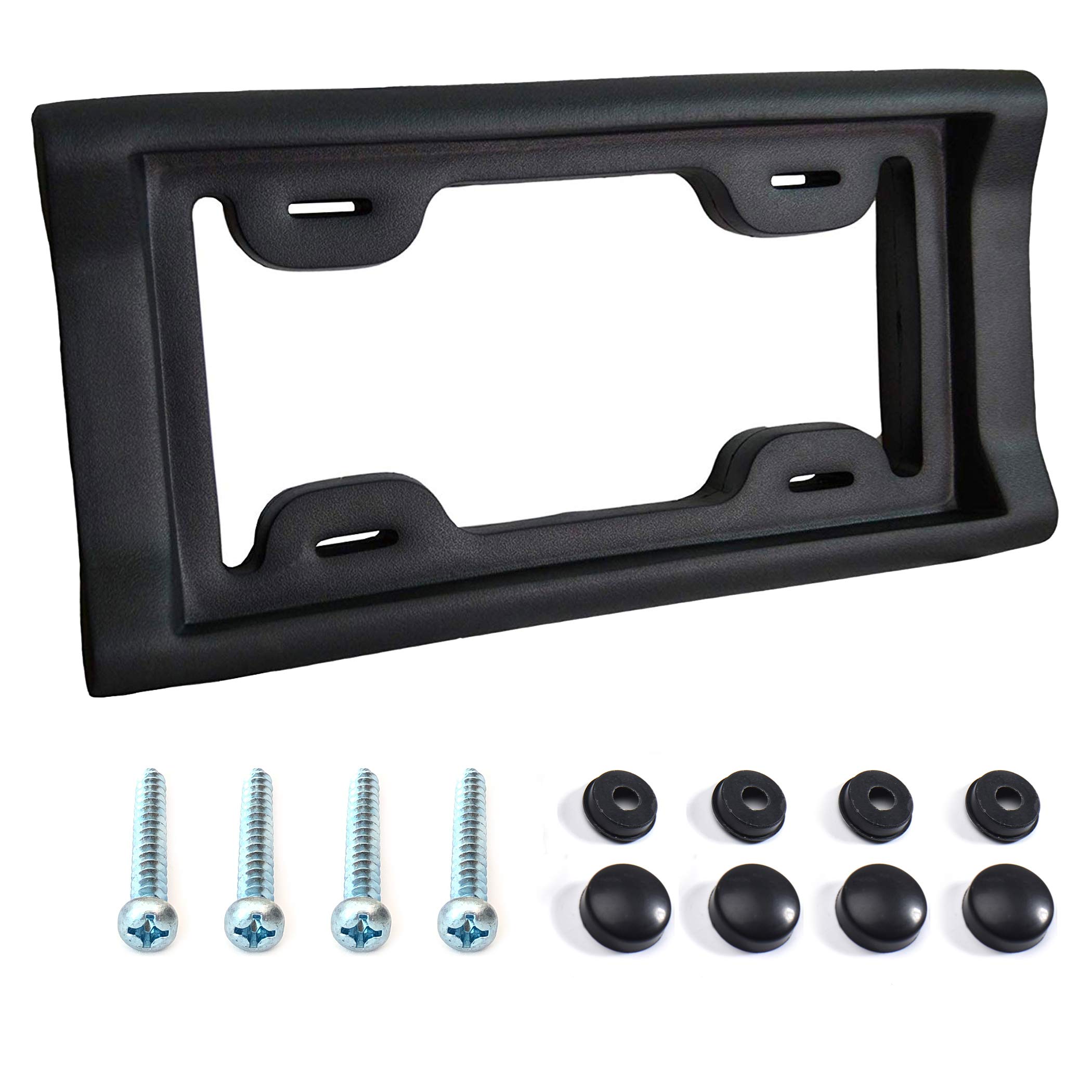 AR-PRO Ultimate License Plate Bumper Guard Screws Included - 2.3" Thick Rub