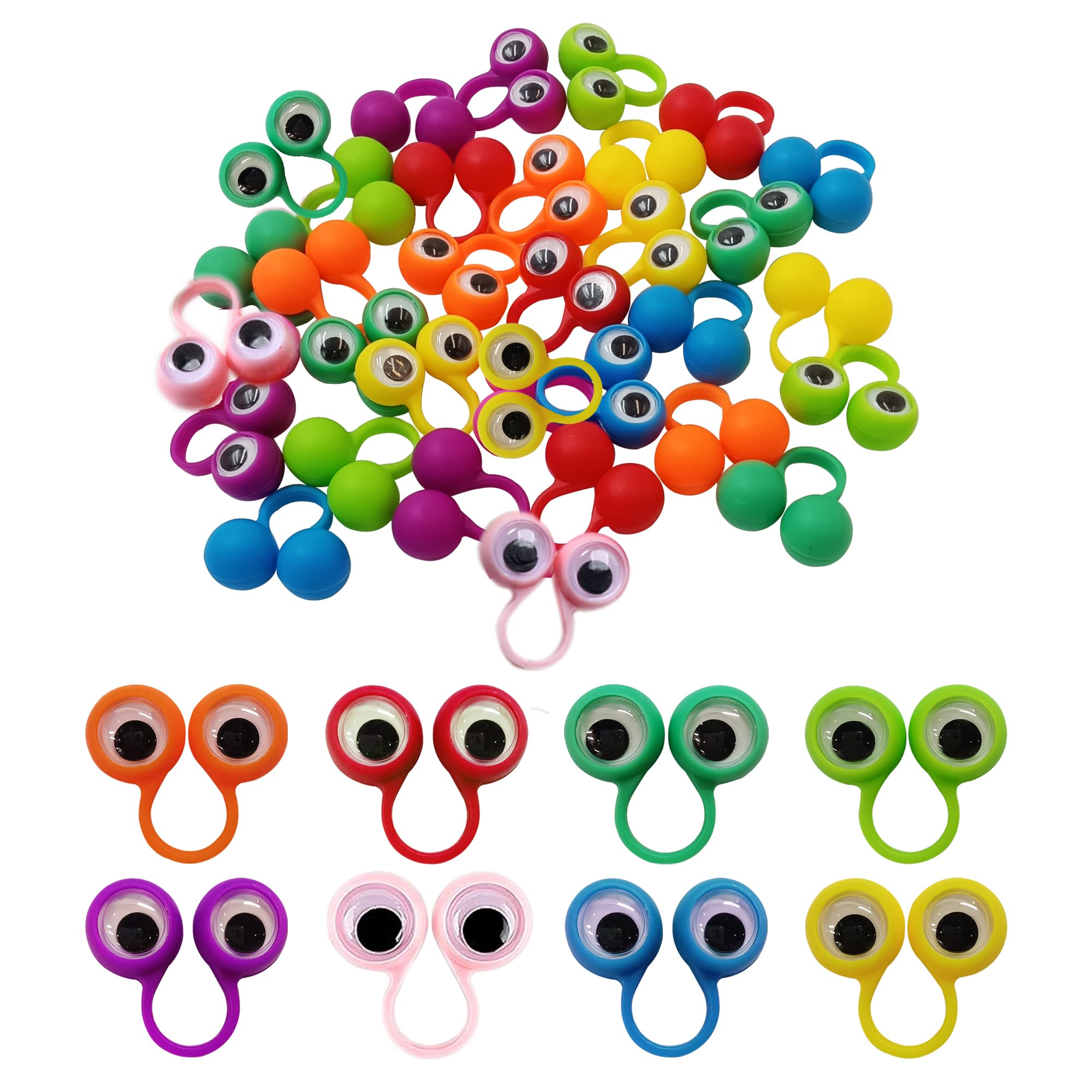 PPXMEEUDC Eye Finger Puppets Googly Eye Finger Puppets Wiggly Eyeball Finger Pup