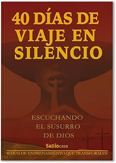 “40 Días de Viaje en Silencio” Un camino de despertar espiritual. 40 días, 40 silencios, 40 encuentros con Dios y contigo mismo.suitable for giving to husband and wife.
