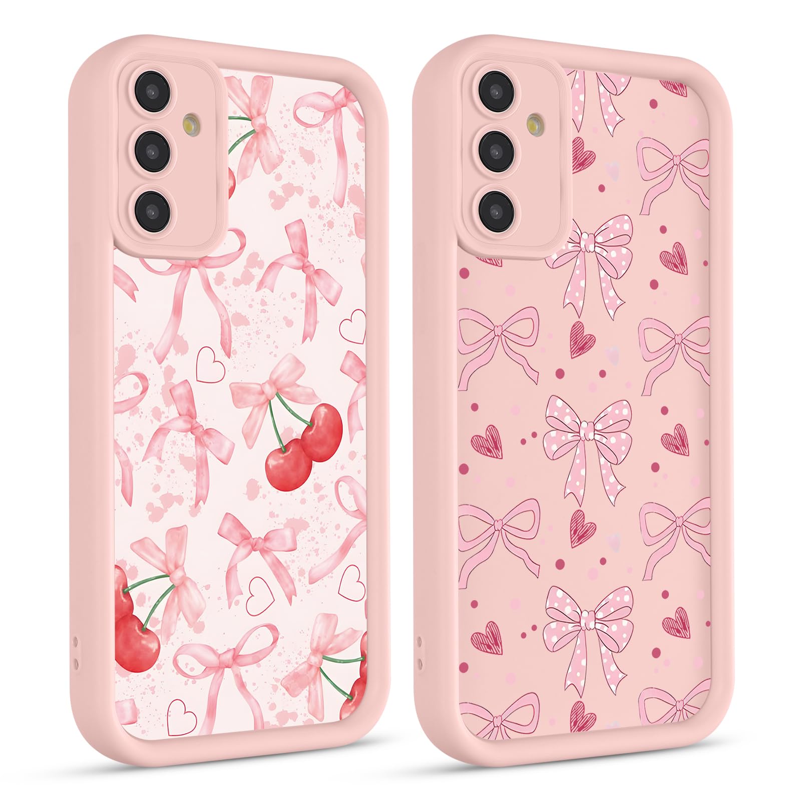 Yirlbey 2 Pieces Cover for Samsung Galaxy A35 5G 6.6 Inch Mobile Phone Case Cher