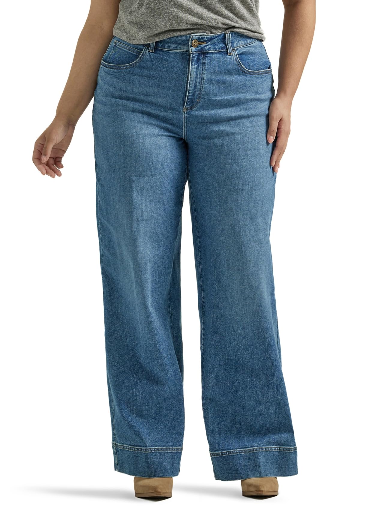 Lee Plus Size Legendary High Rise Trouser Jean Jeans Donna