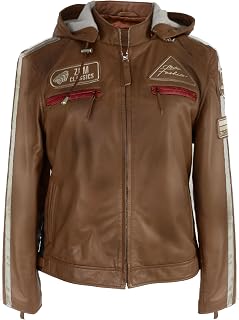 Zerimar New Ladies Genuine Leather Motorcycle Jacket Stylish Modern Durable Leather Versatile Sophisticated Design