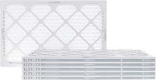 Amazon Basics 16x25x1 Air Filter 6-Pack, MERV 11 AC Furnace Filters, Removes Dust, Pet, Allergen Control , Electrostatic, Removes Lint and Pollen (Actual Size: 15.75" x 24.75" x 0.75")
