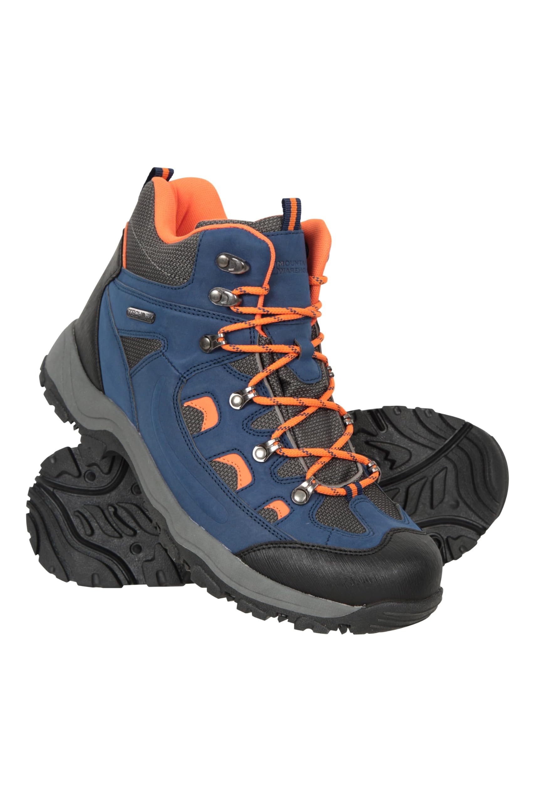 Mountain Warehouse Adventurer Mens Waterproof Boots | Lightweight & Durable Cons