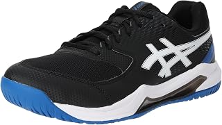 ASICS Dedicate 8 Men's Tennis Shoes Blue White, Black Tuna Blue, 41.5 EU