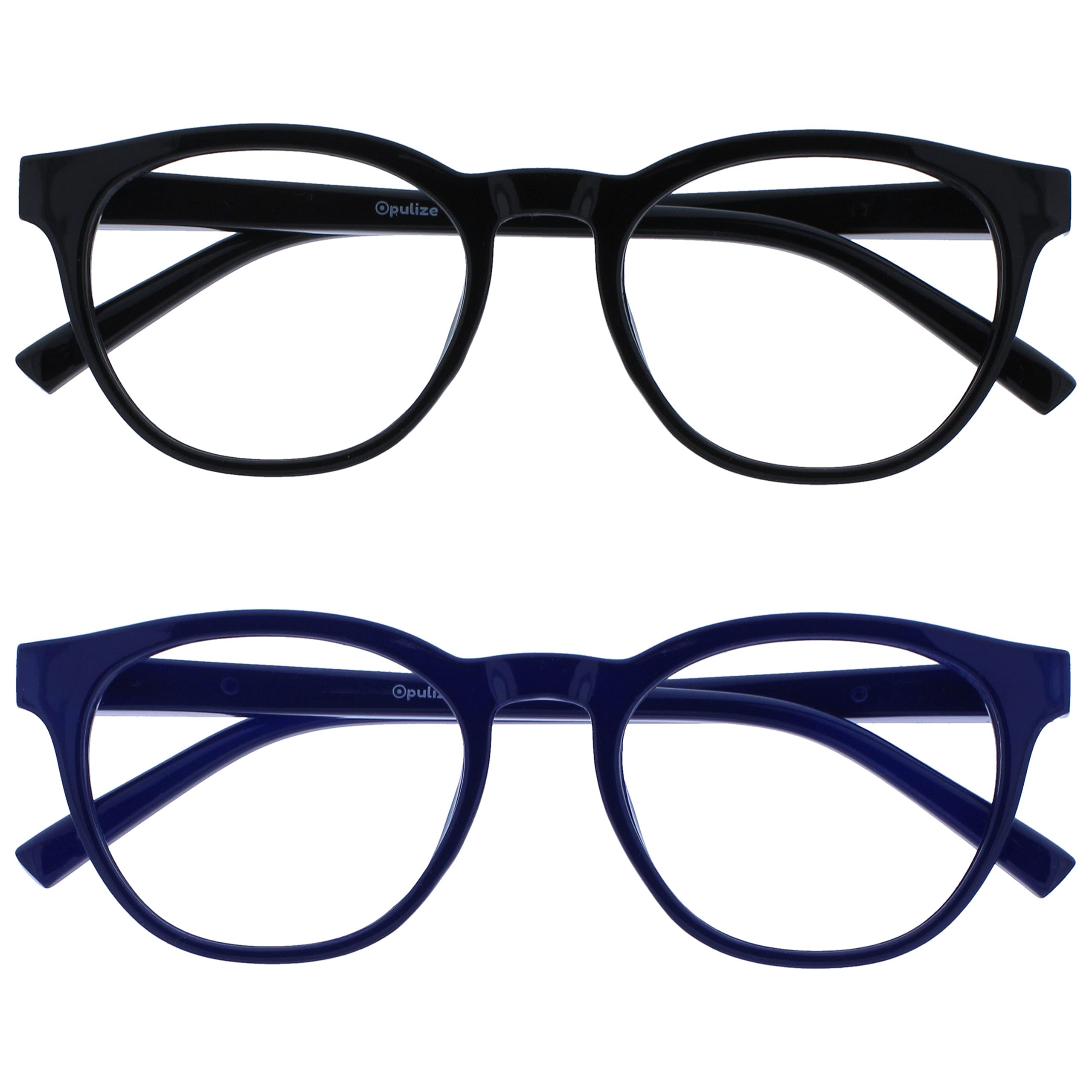 OPULIZE BLU Blue Light Blocking Reading Glasses for Men Women Anti Glare Lenses 