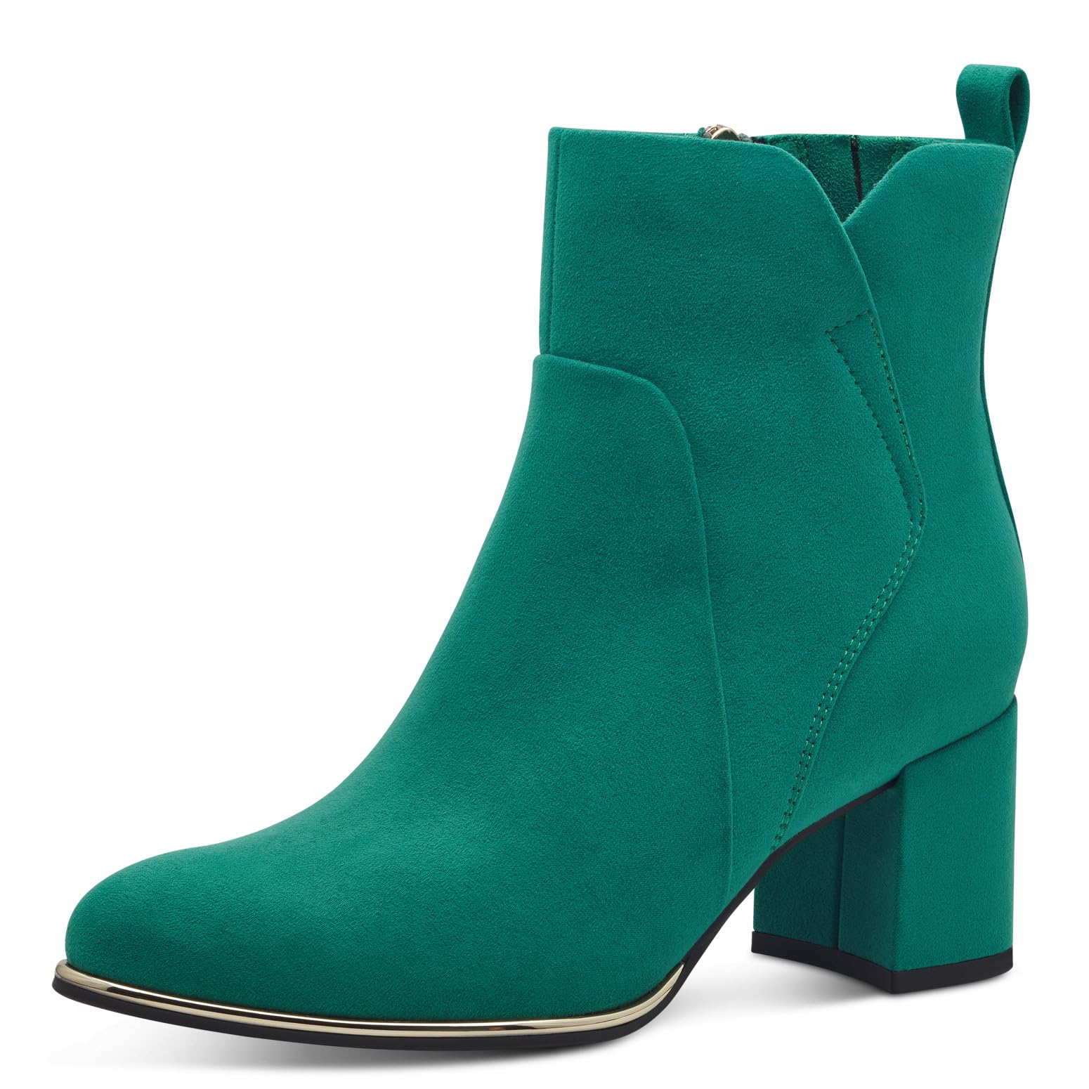 MARCO TOZZI Women's Vegan Block Heel Ankle Boots