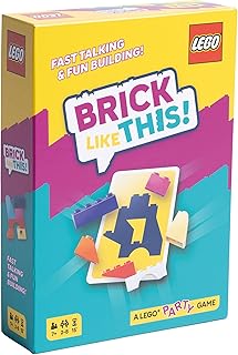 Asmodee Brick Like This! The Official LEGO Party Game | A fast, fun, building game for families, kids, teens, adults – Play in 15mins, with 2-8 Players, Ages 7+, English Version