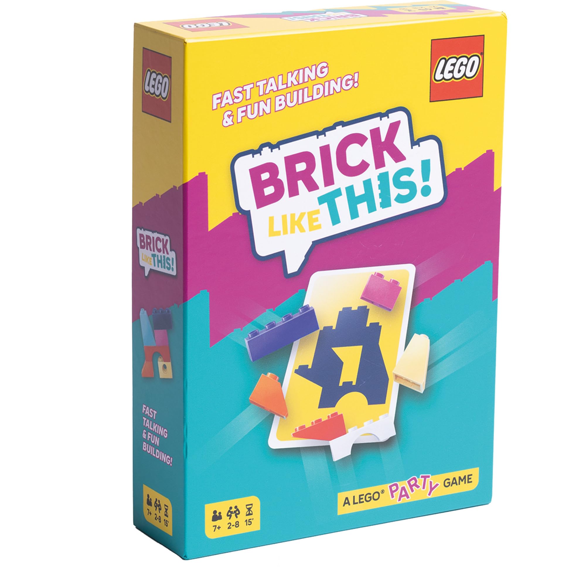 Asmodee Brick Like This! The Official LEGO Party Game | A fast, fun, building ga