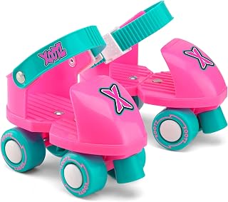 Xootz Kids Adjustable Roller Skates - Beginner Quad Skates for Girls & Boys, Stable & Comfortable Indoor Outdoor Skating, Ages 5+