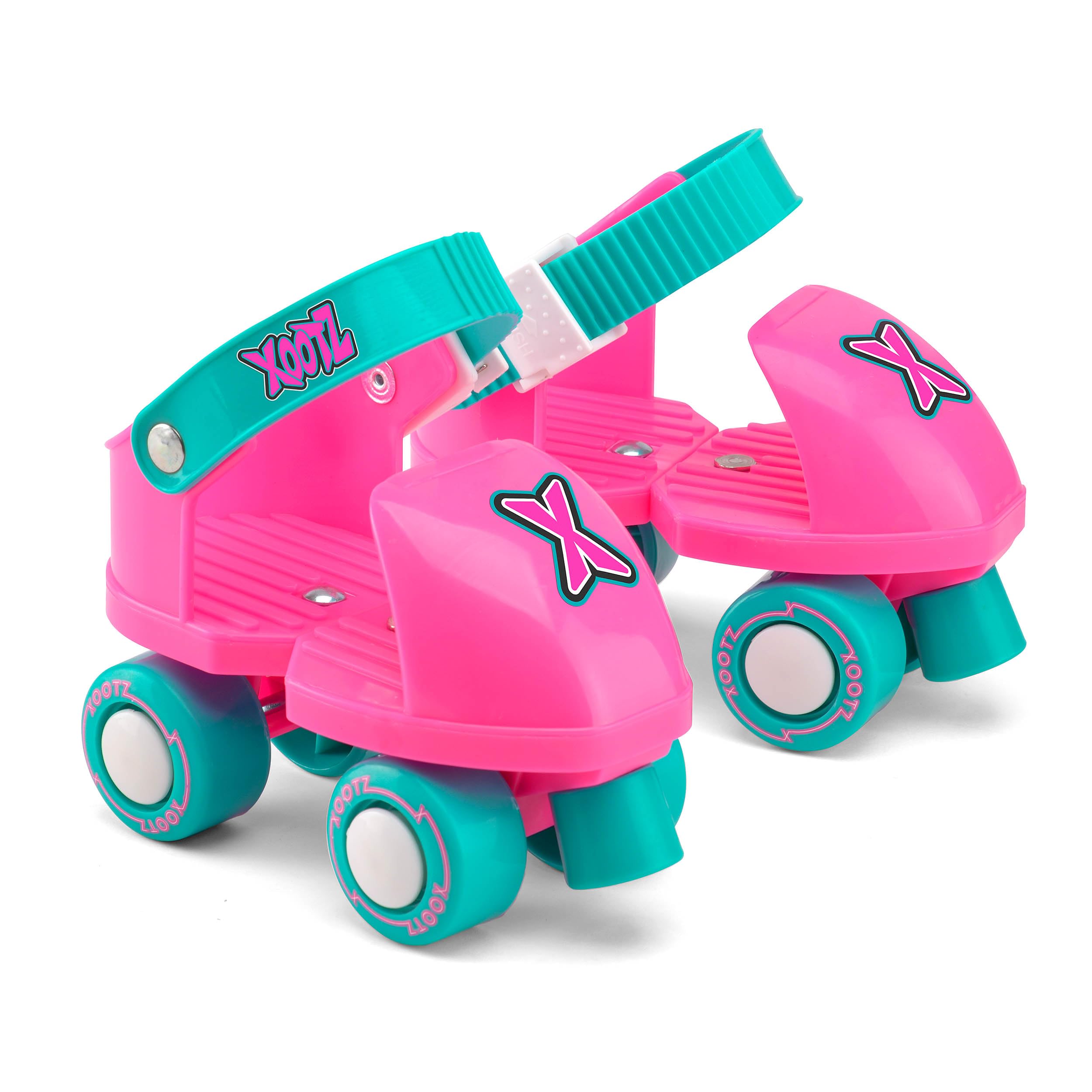 Xootz Kids Adjustable Roller Skates - Beginner Quad Skates for Girls & Boys, Sta
