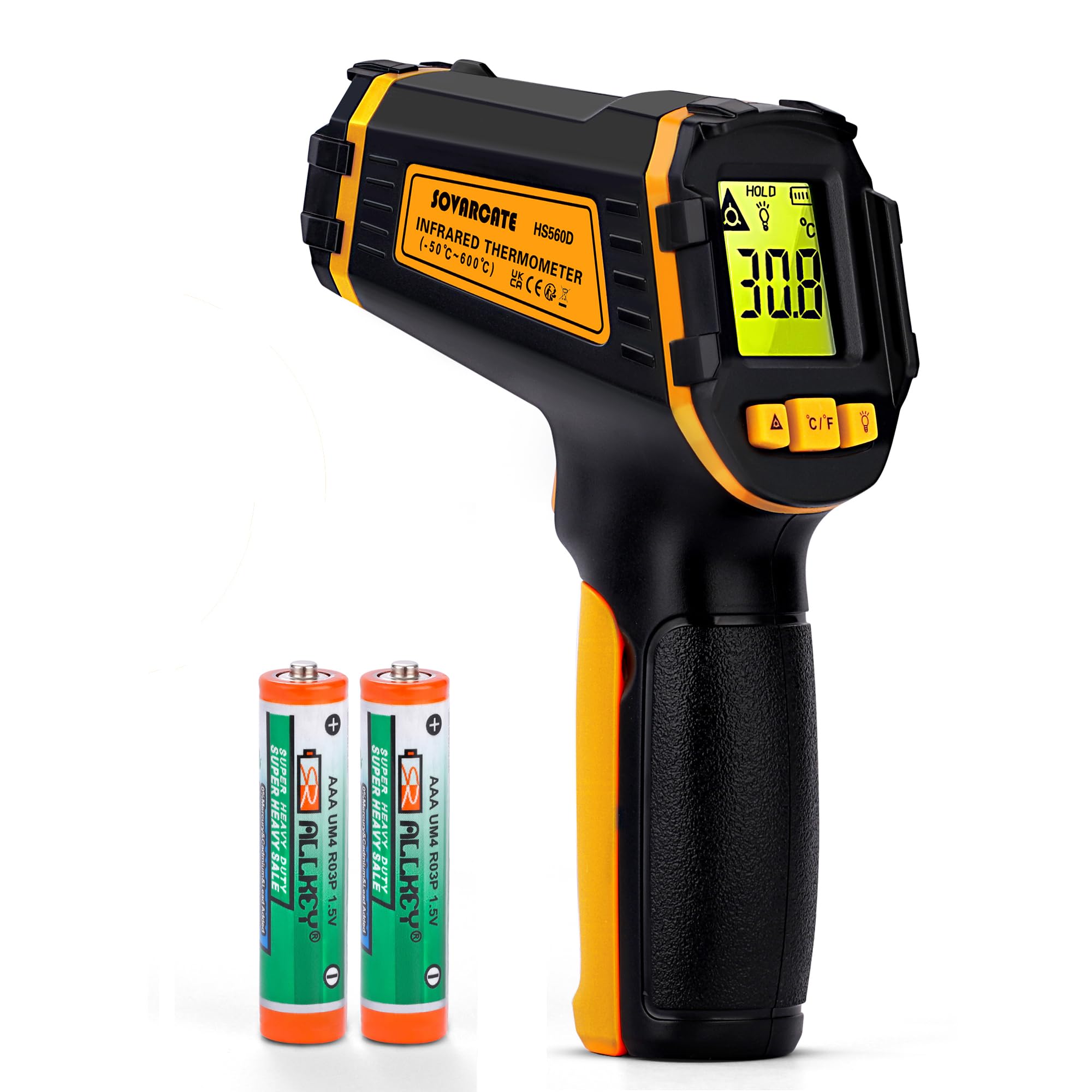 Infrared Thermometer Gun -50℃~600℃ Non-Contact Digital Laser Temperature Gun for