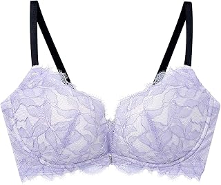 Amfi BMI355 Women's Wireless Bra, Creates Cleavage, Looks High Underarms, Supports A to G Cups, Large Size, Bragenic, High-Thin Underarms