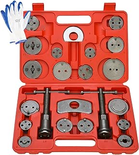 8MILELAKE Disc Brake Caliper Compressor Wind Back Tool 24pc Professional Caliper Tool Set