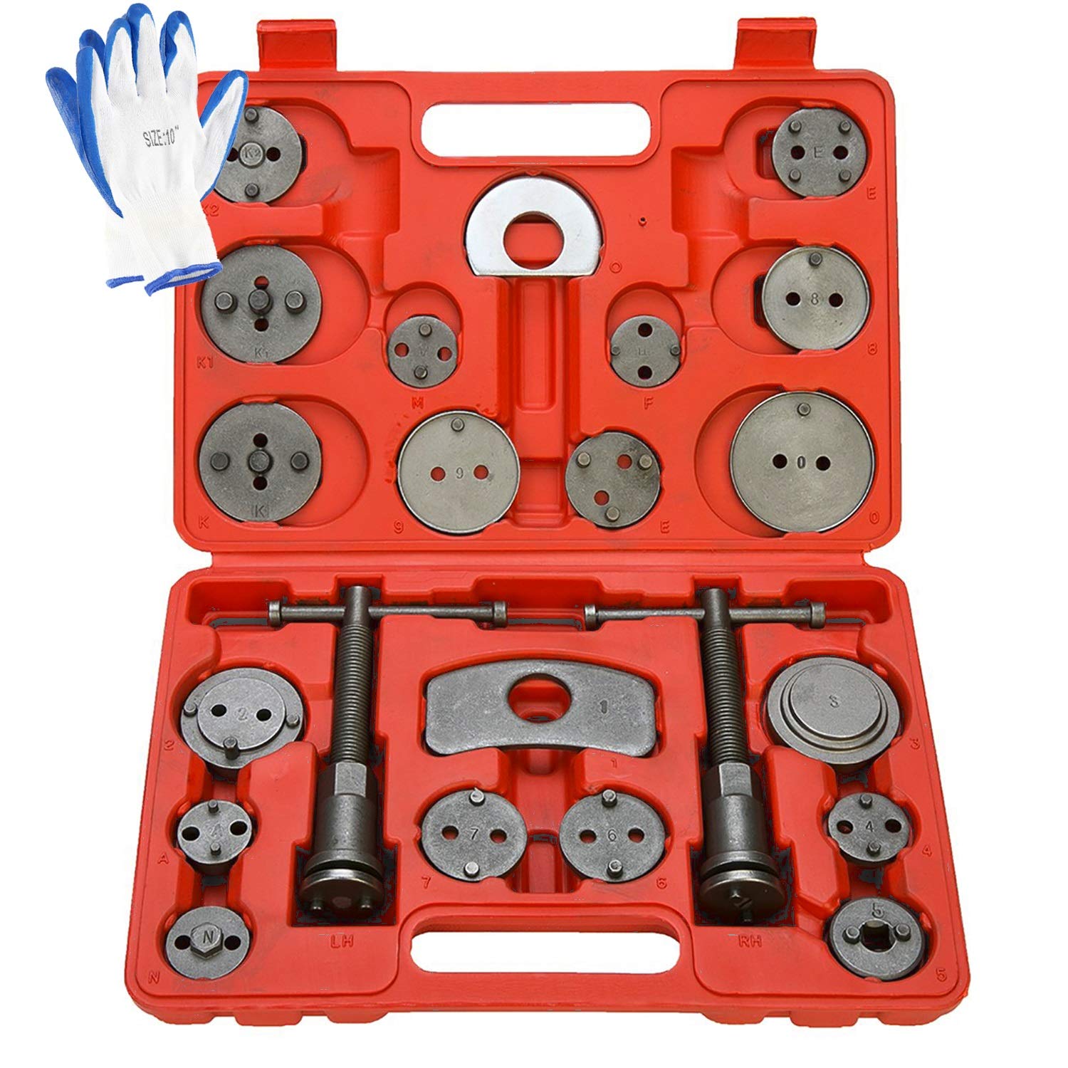 8MILELAKE Disc Brake Caliper Compressor Wind Back Tool 24pc Professional Caliper