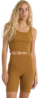 Organic Basics Women's Core Rib Crop Tank Top