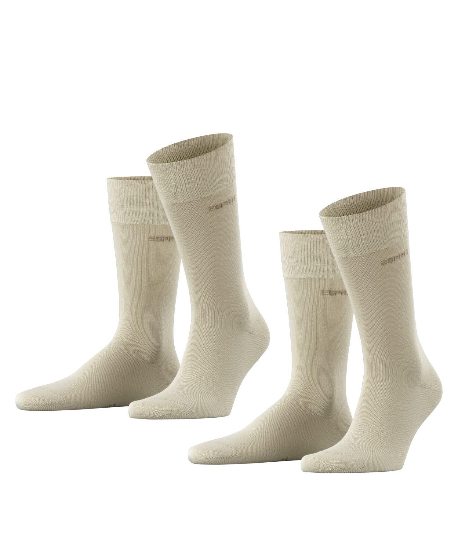 ESPRIT Men's Basic Uni 2-Pack Socks Cotton Breathable