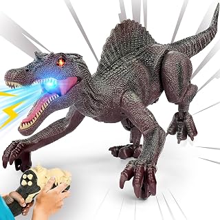Remote Control Indominus Rex Dinosaur Toys for Kids, Boys Aged 6+ | 2.4GHz RC, Realistic Walking & Roaring Sounds, Rechargeable Battery, Auto-Demo, Birthday Gift