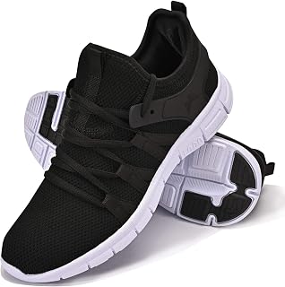 INZCOU Lightweight Running Shoes Non Slip Tennis Shoes Sneakers Breathable Mesh Sneakers Walking Shoes