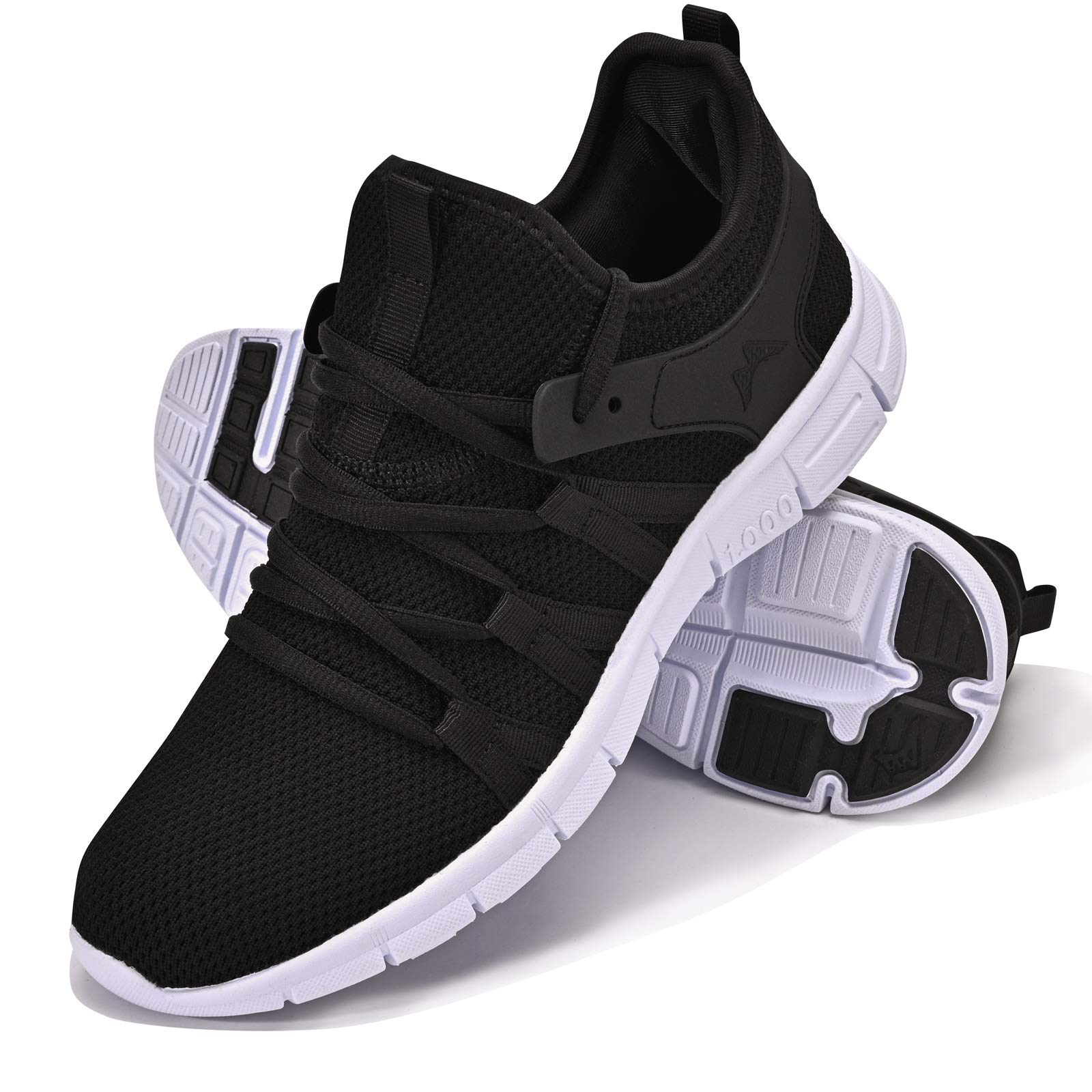 INZCOU Lightweight Running Shoes Non Slip Tennis Shoes Sneakers Breathable Mesh 