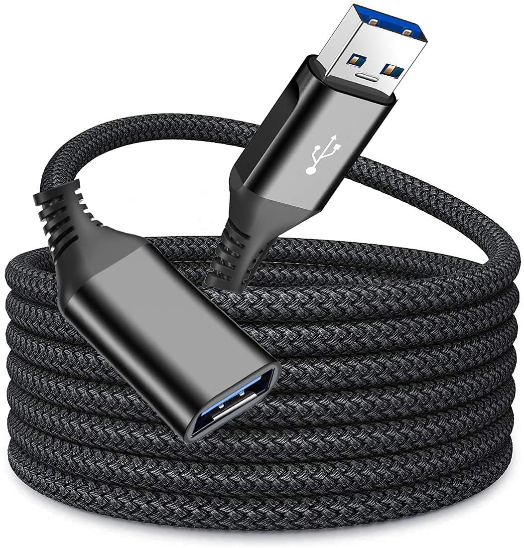 USB Extension Cable 10ft, Sweguard USB A Male to Female USB 3.0 Extension Cord N