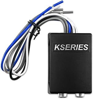 46KISLOC2 K‑Series Stereo Line‑Output Converter w/Remote Turn‑On Output - Replacement for Kicker 46KISLOC2, Fits KISLOC2 Setups