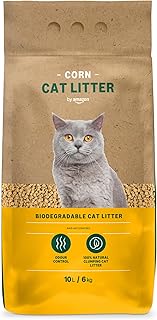 by Amazon 10L Corn Clumping Cat Litter Box (Pack of 1) (Formerly a Lifelong Brand, Same Product)