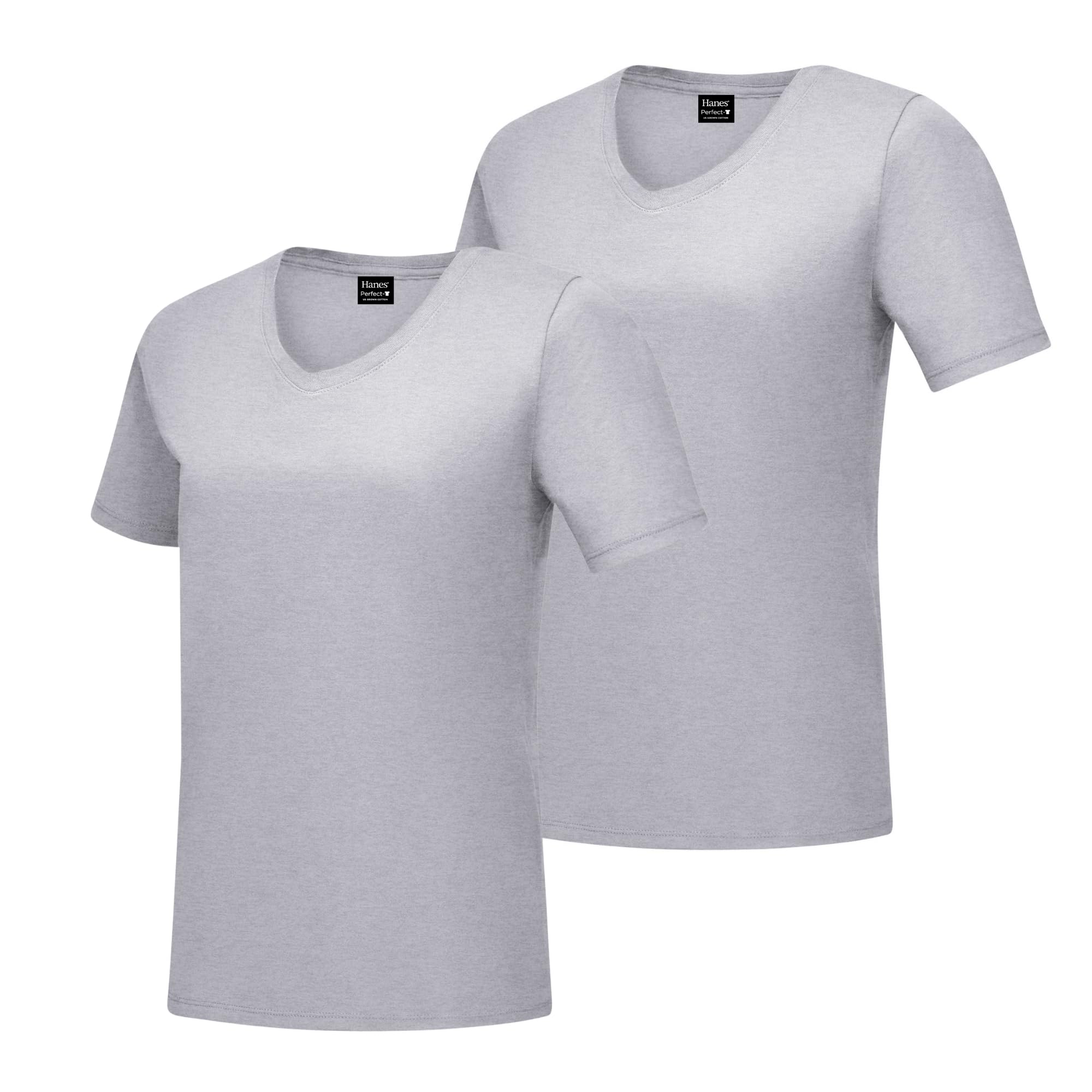 Hanes Women's Lightweight Nano T-Shirt (Pack of 2)