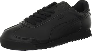 Puma 895540 Men's Roma Basic-M White/Flame Scarlet/Glacier Grey, 37.5 EU