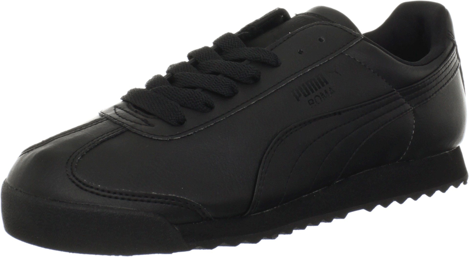 Puma 895540 Men's Roma Basic-M White/Flame Scarlet/Glacier Grey, 37.5 EU