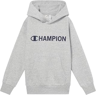 Champion Legacy Boys Hooded Sweatshirt, Grey, XL Boys