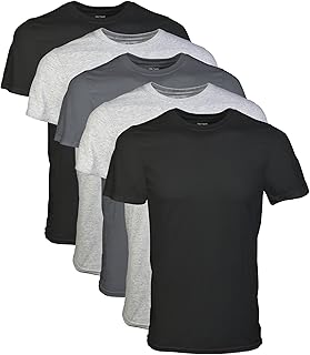 Gildan Crew T-Shirts, Multipack, Style G1100 Men's Underwear (Pack of 5)