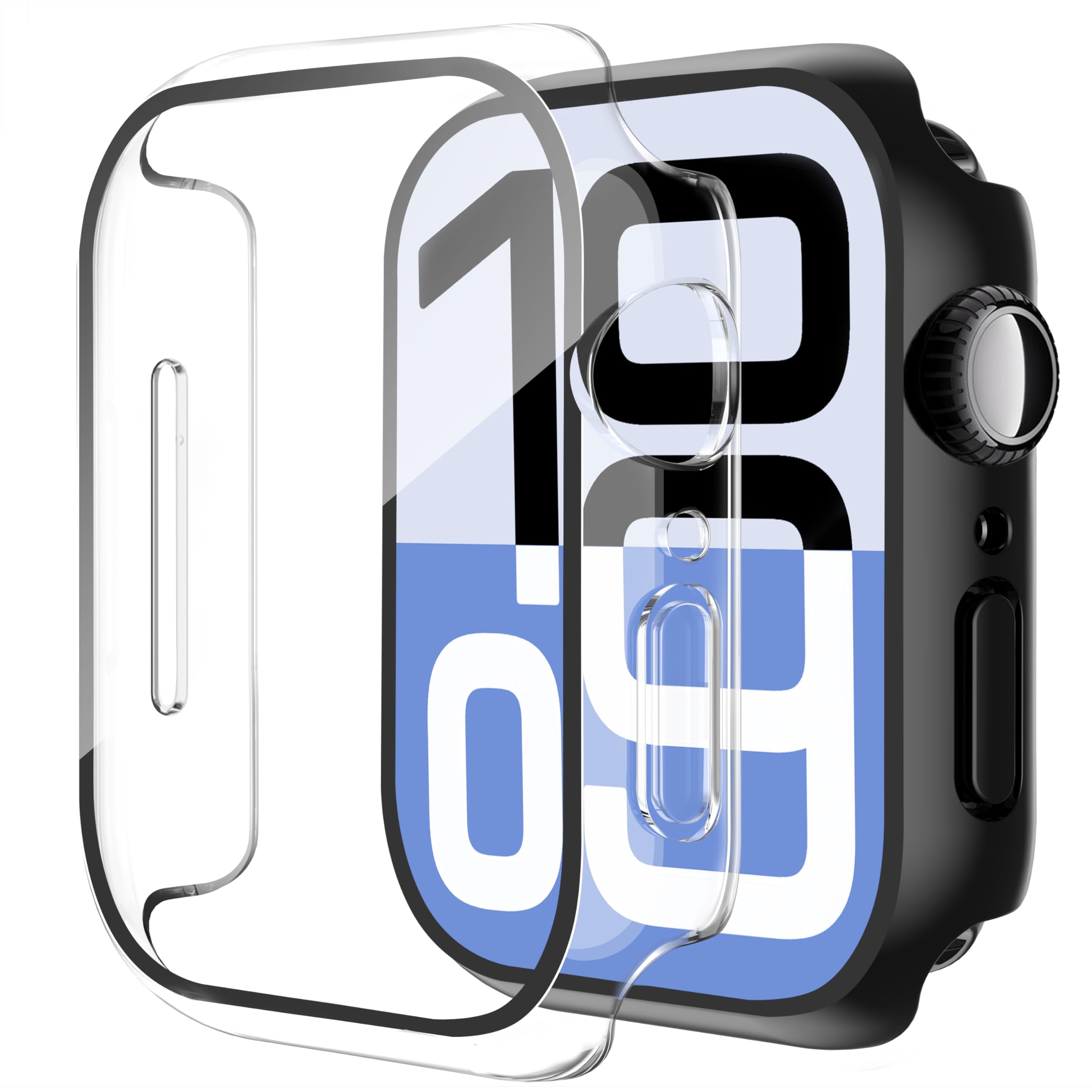 Smiling 2 Pack Case Compatible with Apple Watch Series 11 (2025)/ Series 10 42mm