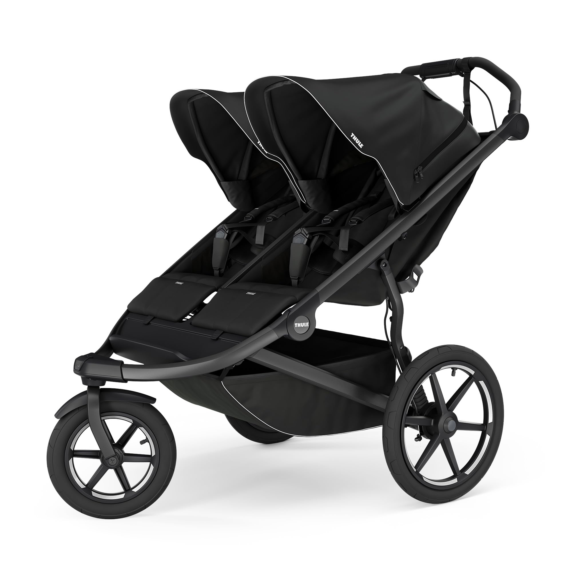 Thule Urban Glide 3 Double Child All-Terrain Stroller, One-Handed fold with self