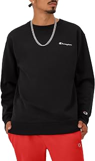 Champion Men's Powerblend Fleece Crew, Paint Splatter
