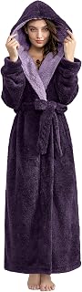 PUTUO Bathrobe for Women Bathrobe Long Microfiber Bathrobe Women Shower Towel