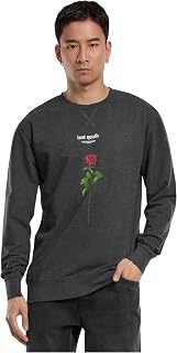 Mister Tee Men's Lost Youth Rose Crew Neck