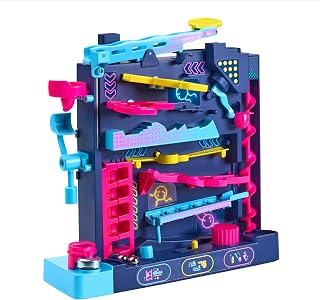 TOMY Screwball Scramble Level Up Marble Maze Game | 1-4 Players, Vertical Beat-The-Clock Play, Skill And Dexterity Challenge, Marble Run Game For Family Play, Ages 5 Years+