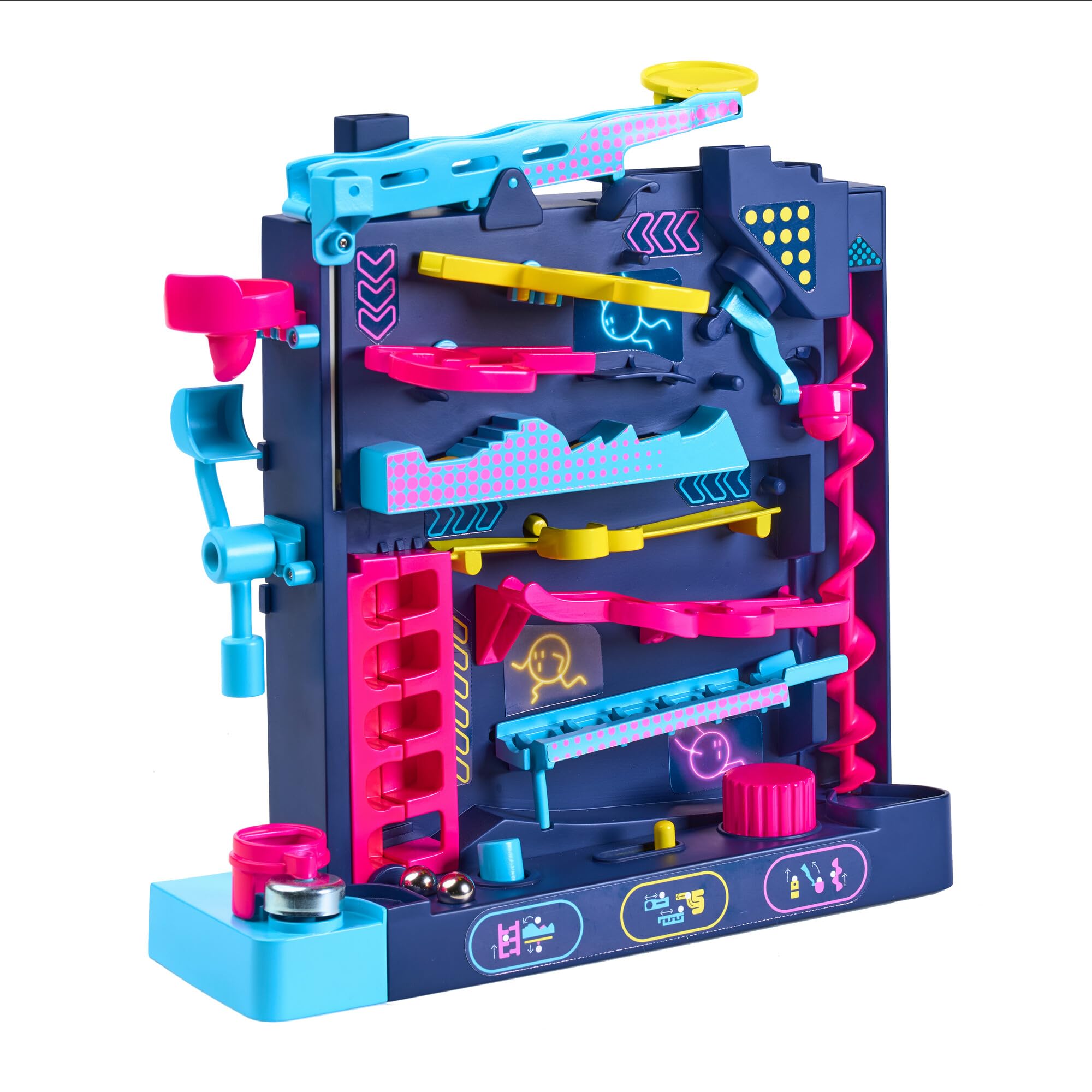 TOMY Screwball Scramble Level Up Marble Maze Game | 1-4 Players, Vertical Beat-T