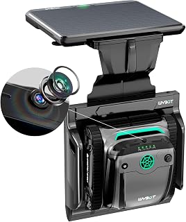 WYBOT S2 Solar Vision Robotic Pool Cleaner, AI Vision Algorithm, Auto Return Charging, Dual Charging, Scheduled Cleaning, 3D Adsorption for In-Ground Pools(Grey & Green) (Renewed)