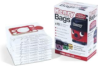Henry Genuine NVM-1CH 907075 HepaFlo Vacuum Bags, Pack of 10 | Genuine design ensures full compatibility with commercial vacuum systems, maintaining maximum suction and airflow.