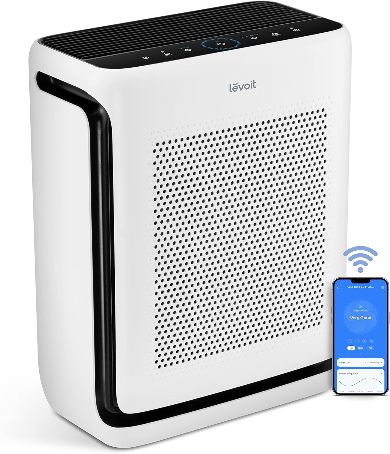 LEVOIT Smart Air Purifier for Home Large Room up to 1875 Ft² Vital 200S-P | For 