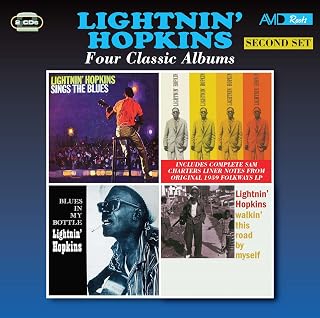 Four Classic Albums (Sings The Blues / Lightnin' Hopkins / Blues In My Bottle / Walkin' This Road By Myself)