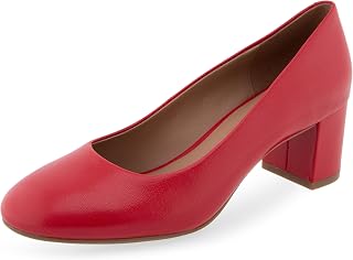 Aerosoles Women's EBEL Pump, Racing Red Leather, 6W