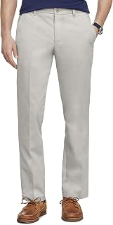 Izod Men's Performance Stretch Straight Fit Flat Front Chino Pant