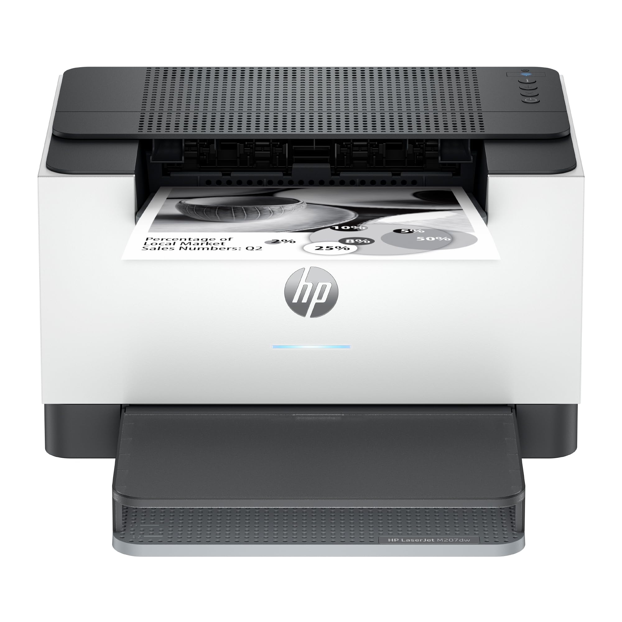 HP LaserJet M207dw | Monochrome | Laser Printer | Duplex | Fast Black-and-White 