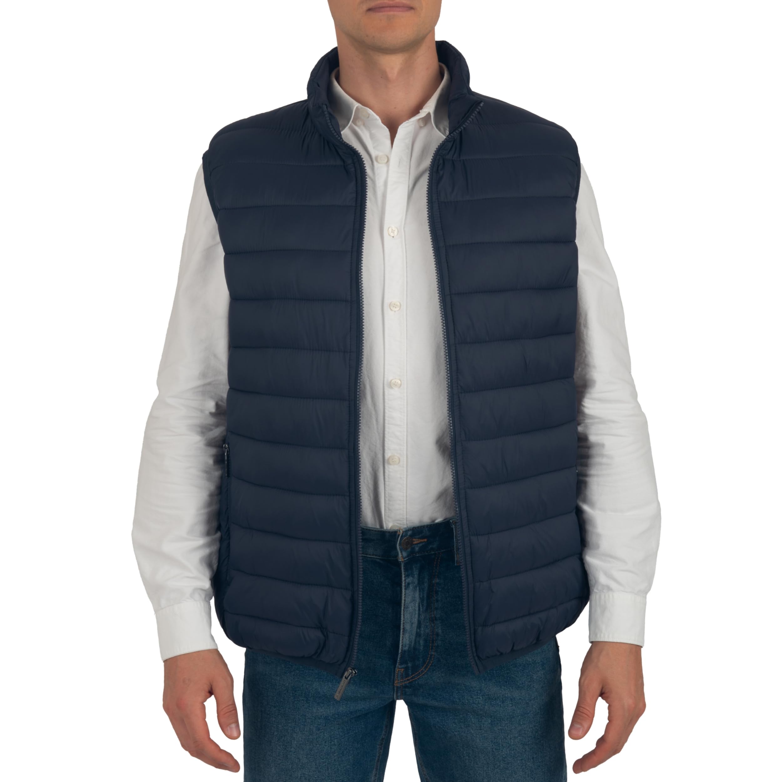 alpine swiss Clark Men's Lightweight Down Alternative Vest Jacket