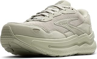 Brooks Ghost Max - Scarpe da corsa e camminata neutra da uomo in pelle scamosciata/pelle, 15