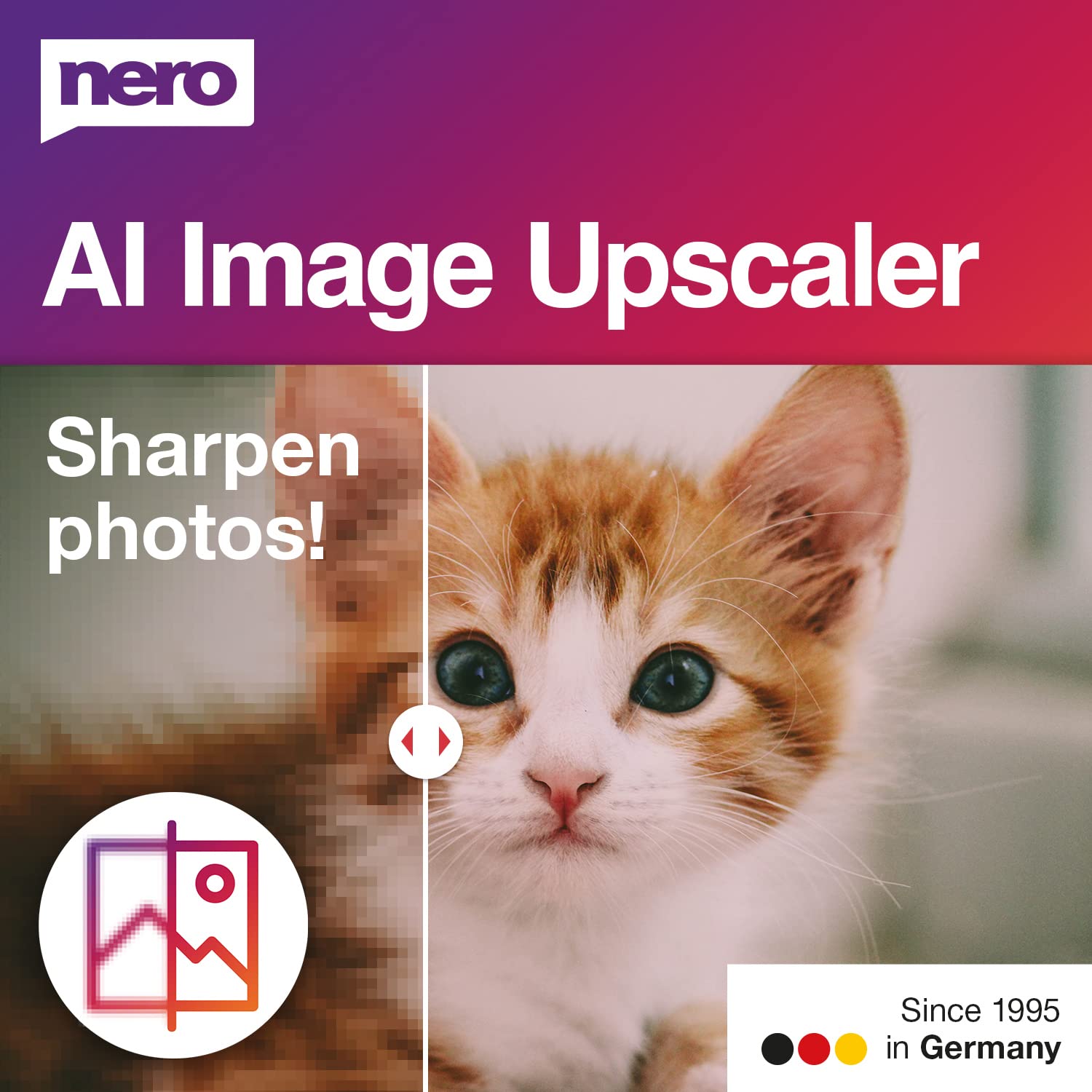 Nero AI Image Upscaler 365 | Enlarge Images & Sharpen Photos | AI Upscaling to 4